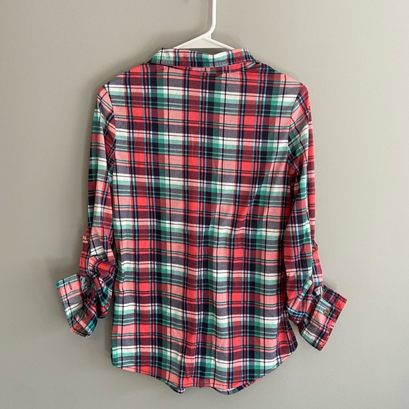 Colorful Plaid Top - Picture 3 of 3